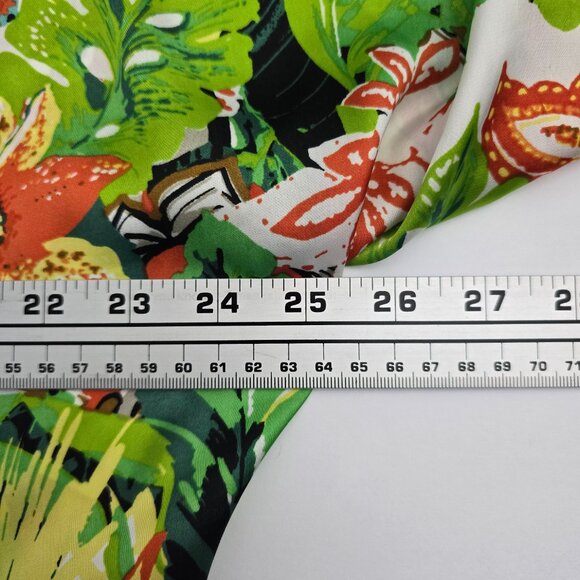 Cha Cha Vente Scoop Neck Tie Front Long Sleeve Multicolor Top XL - Picture 5 of 7